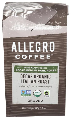 Vista 10 de Allegro Coffee, Café descafeinado Colombia El Premio De Timana molido, 12 onzas