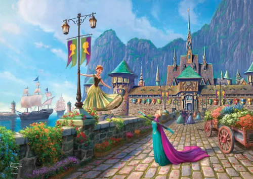 Vista 54 de MIGHTYPRINT Disney – La Bella Durmiente – Princesa Aurora y el Príncipe Felipe – Arte de pared duradero de 24 x 17 pulgadas – No hecho de papel
