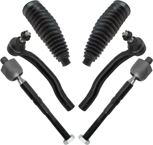 Vista 96 de TRQ Kit de dirección delantera con barra de acoplamiento de fuelle de piñón y cremallera compatible con Toyota Echo 2000-2005