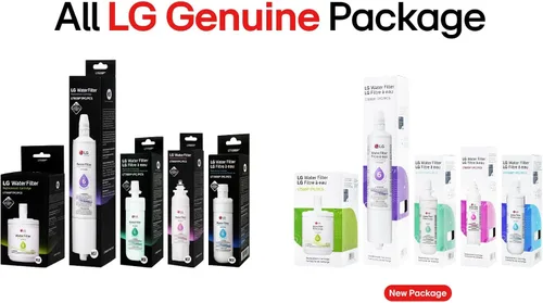 Vista 3 de LG LT700P - Filtro de agua de repuesto para refrigerador de 6 meses / 200 galones (NSF42 y NSF53) ADQ36006101, ADQ36006113, ADQ75795103