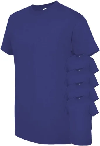 Vista 287 de Gildan Camiseta G500 para hombre Ceniza/baya