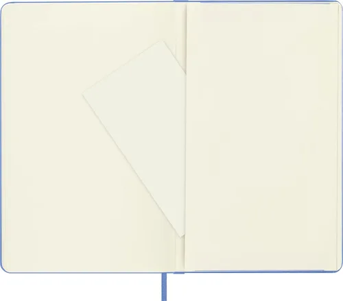 Vista 6 de Moleskine - Cuaderno clásico con tapa dura, grande (5 x 8.25 pulgadas), liso/en blanco, azul hortensia, 240 páginas