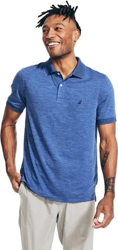 Vista 111 de Nautica playera polo clásica de mangas cortas, color sólido, para hombre