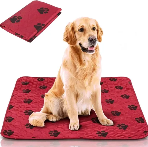 Vista 14 de Almohadillas reutilizables para orina de perro, almohadillas de entrenamiento impermeables para perros, alfombrilla de orina para mascotas, perros