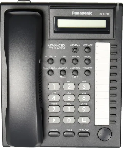 Vista 2 de Panasonic KX-T7730 Teléfono Negro