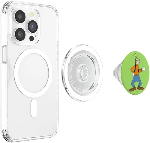 Vista 4 de Disney Mickey And Friends Goofy - PopSockets de retrato tradicional MagSafe PopGrip para iPhone