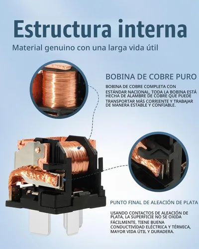 Vista 4 de V23136-J6-X48 Relé de potencia automotriz para BMW no comienza E90 E91 E92 E93 Cas Module Relay 4 Pin A/C Mini relés