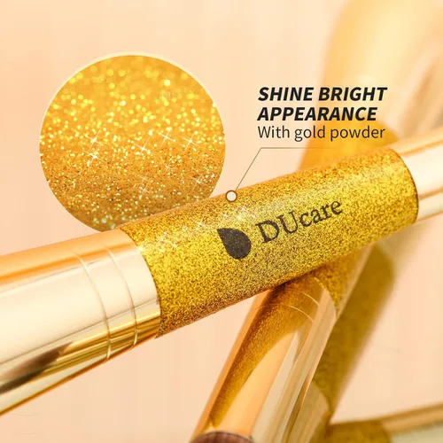 Vista 3 de DUcare Brochas de maquillaje Cepillo corrector de doble punta para base de polvo