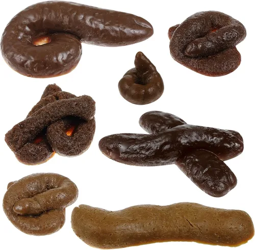 Vista 8 de Chivao 7 piezas de caca falsa realista para bromas, juguetes de truco y bromas prácticas para suministros de fiesta del día de los inocentes