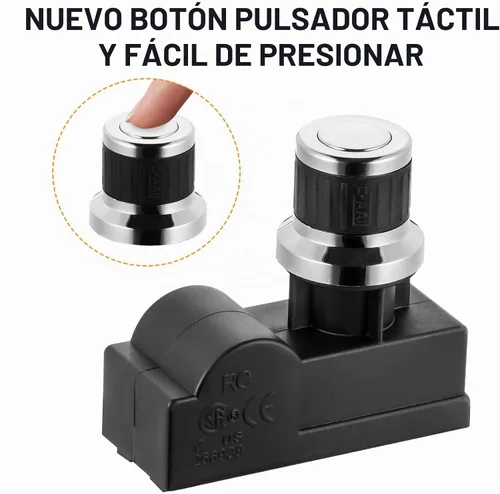 Vista 3 de Onlyfire. Botón de ignición para parrilla. AA Battery Tact Push Button Switch for Select Gas Grill Models by Brinkmann, Broil-Mate, Broilmaster