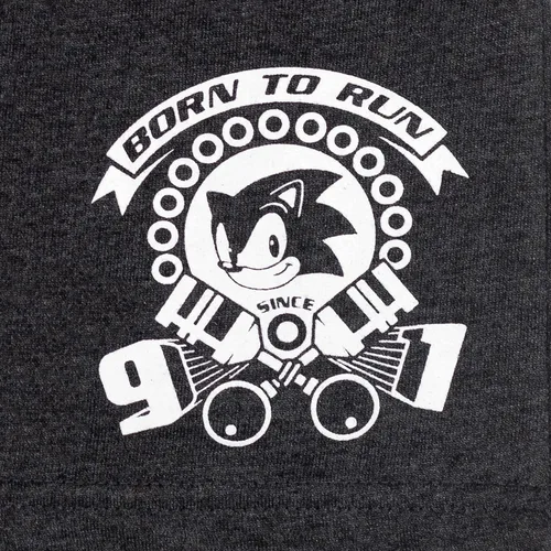 Vista 5 de SEGA Sonic The Hedgehog - Pantalones cortos de rizo francés para niños pequeños, 2