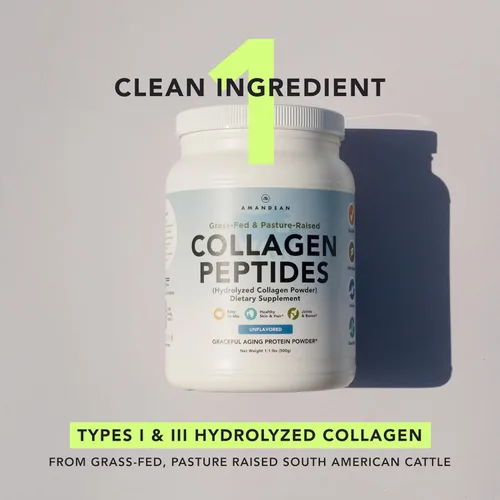 Vista 7 de AMANDEAN Paquete de péptidos liposomales de vitamina C y colágeno bovino de primera calidad. Potente antioxidante. Líquido Quali-C. Colágeno