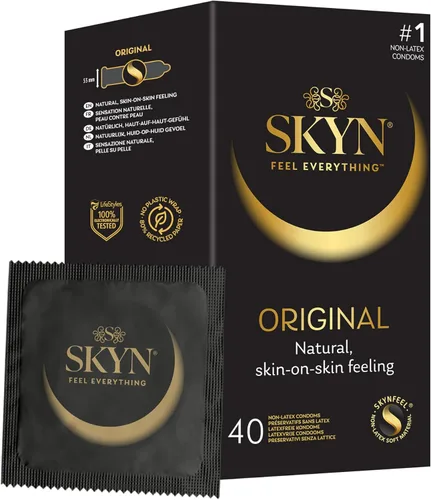 Vista 10 de SKYN Elite - Preservativos lubricados ultrafinos sin látex, paquete económico, 46