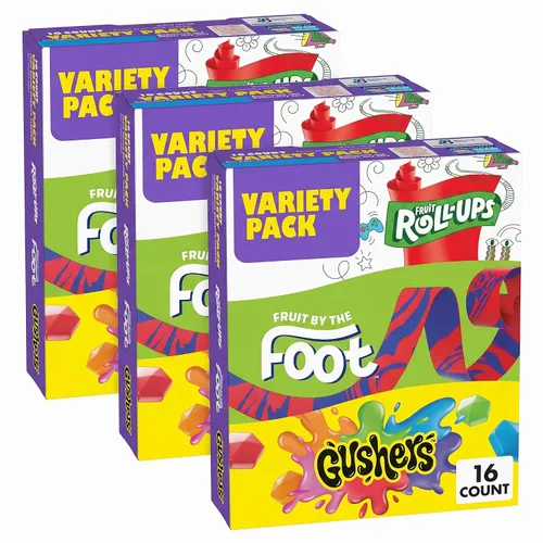 Vista 8 de Paquete variado de aperitivos con sabor a frutas, sin gluten, 16
