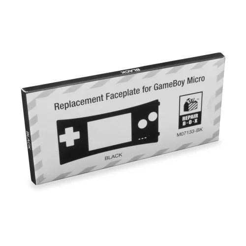 Vista 2 de Game Boy Micro Replacement Faceplate Black