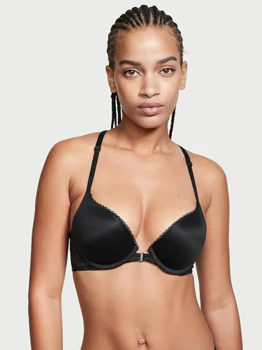 Vista 2 de Victoria's Secret Lace Racerback Push Up Bra, Plunge Neck, Front Close, Smoothing (32B-38DDD)