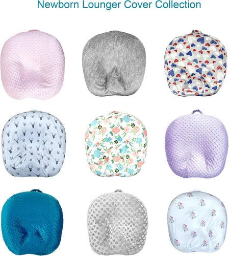 Vista 3 de KiddyKlouds - Funda para almohada de lactancia, tela Minky (lavanda)