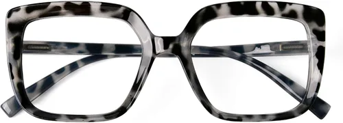 Vista 12 de Eyekepper Gafas de lectura para mujer, paquete de 4 lentes de lectura de marco grande, de gran tamaño Large Womens Eyewear, Square Ladies