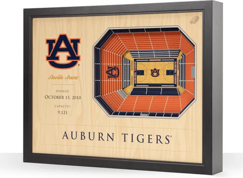 Vista 7 de YouTheFan NCAA Arte de Pared StadiumView de 25 Capas