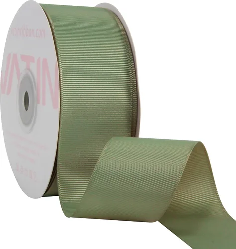 Vista 152 de VATIN Cinta de Grogrén Negra, 1-1/2" x 50 Yardas Continuas, Cinta de Grogrén de Poliéster Negra, Usar para Lazos de Bricolaje, Accesorios
