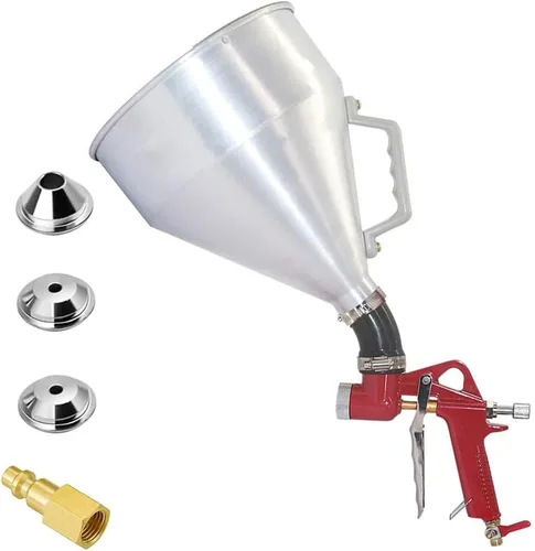 Vista 9 de Joywayus Air Hopper - Pistola pulverizadora con boquilla de 0.157 in/0.236 in/0.315 in, textura de pintura, pulverizador de pintura para paneles