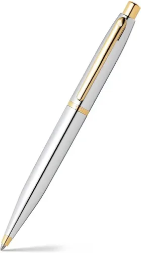 Vista 20 de Sheaffer VFM - Pluma estilográfica con acabado mate negro, detalles cromados, con punta mediana