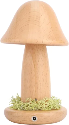 Vista 2 de YWBL-WH Lámpara de hongo regulable sin pasos recargable con 3 temperatura de color sin cuerda giratoria superior LED lámpara de escritorio