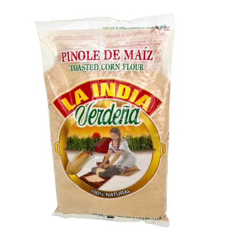 Vista 5 de La India Verdena Pinole de Maíz Tostado 100 Natural