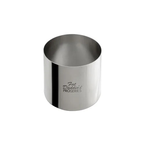 Vista 21 de Fat Daddio's Anillo redondo de acero inoxidable para pasteles y pastelería, 2 x 0.75 pulgadas