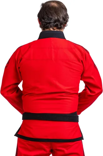 Vista 3 de Conjunto de uniforme Gi para adultos, BJJ Jiu Jitsu Gi, kimono y pantalones, preencogido