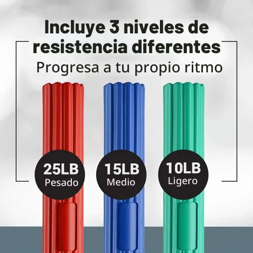 Vista 6 de Logest Barras ejercitadoras de mano para terapia física, alivia el dolor de tendinitis y mejora la fuerza de agarre, codo de tenis, codo de Juego