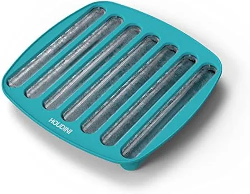 Vista 10 de Houdini Swizzle Sphere - Molde para hielo, bandeja de 2 piezas, azul marino