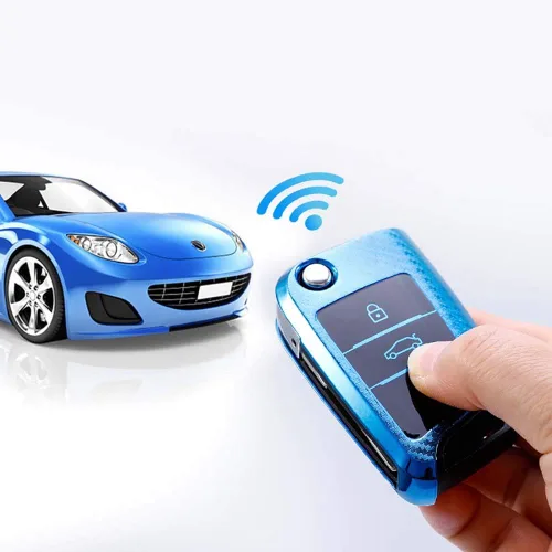 Vista 5 de ontto Funda para llavero con tapa para Audi A1 2020