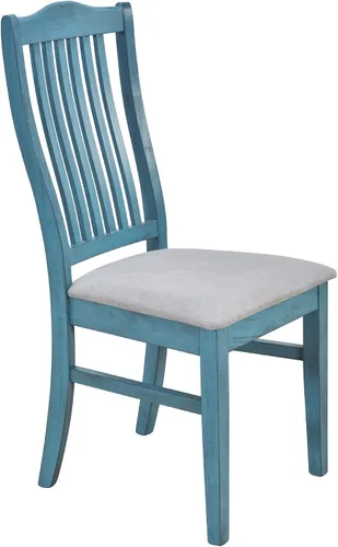 Vista 9 de Juego de mesa de comedor compacto de 6 piezas, juego de mesa de comedor de cocina de madera maciza con 4 sillas ergonómicas acolchadas y banco, mesa