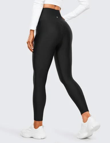 Vista 2 de CRZ YOGA Leggings térmicos con forro polar para mujer de 25 pulgadas, cálidos, gruesos, suaves, de cintura alta, para entrenamiento, senderismo, yoga