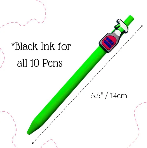 Vista 3 de 10 bolígrafos para enfermeras Divertido juego de bolígrafos lindos para enfermeras, accesorios para el trabajo, estudiante de enfermería