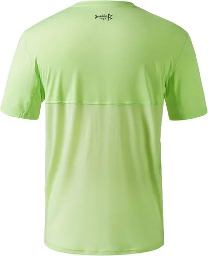 Vista 2 de BASSDASH Camiseta de pesca de manga corta con protección solar UPF 50+ para hombre