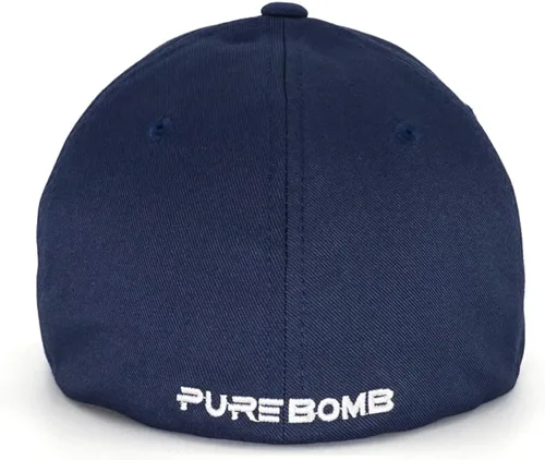 Vista 4 de Pure Bomb - Birdie Slayer - Sombrero de golf ajustado Flexfit NU Navy, Azul marino