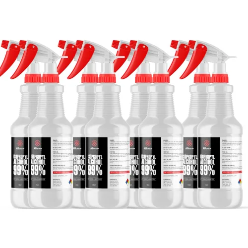 Vista 8 de Alcohol isopropílico 99% - Botella de 1 cuarto de galón - Alcohol concentrado de alta pureza para una limpieza eficaz - Secado rápido, IPA de origen