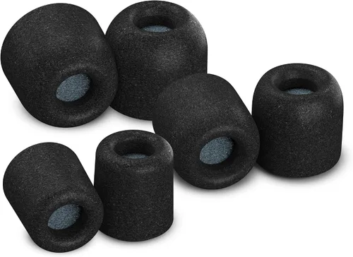 Vista 7 de Comply Almohadillas para oído de espuma Premium - almohadillas aislamiento T-100 (Negro, 3 pares, tamaño grande) 600 S/M/L Negro 3 pares