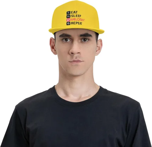 Vista 7 de Eat Sleep Valorant Repeat Classics - Gorra de béisbol ajustable para papá, estilo unisex