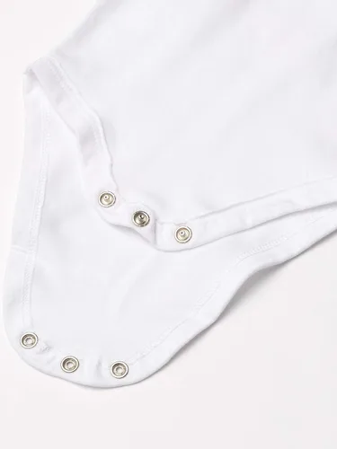 Vista 3 de HonestBaby Mameluco unisex sin mangas de una pieza 100% algodón orgánico para bebés, niños, niñas, unisex
