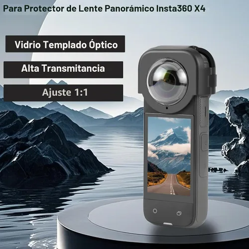 Vista 2 de PULUZ Cubierta protectora de lente para Insta360 X4, protector de lente