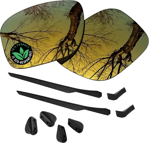 Vista 7 de Raydi Lentes de repuesto de policarbonato y kits de goma para gafas de sol Oakley Mainlink XL OO9264