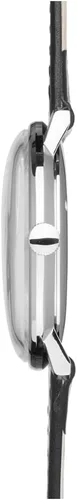 Vista 2 de Junghans Max Bill Hand Wind Reloj de mujer con esfera negra 0273702.04, Moderno