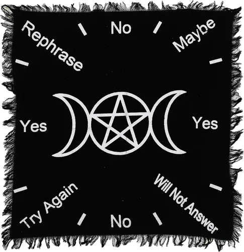 Vista 18 de Indian Consigners Paño de Altar A-Z Péndulo de Hechicería Pentagrama Alter Tarot Spread Wiccano Cuadrado Paño de Mesa Sagrado Paño Espiritual