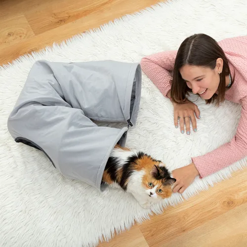 Vista 3 de Túnel Plegable para Mascotas Funnyl InnovaGoods
