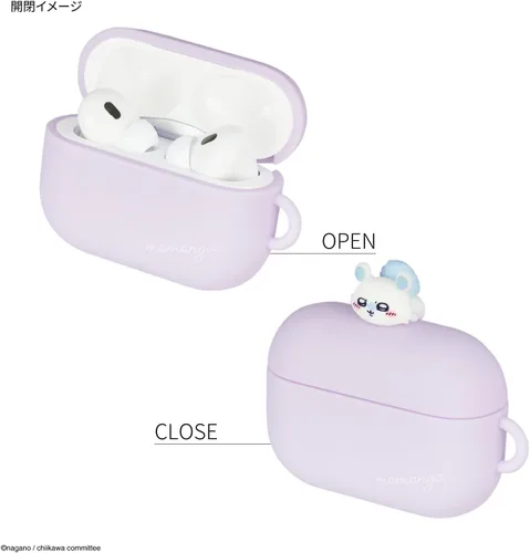 Vista 3 de Gourmandies Chiikawa Airpods Pro (2ª generación) / AirPods Pro - Funda de silicona compatible con Momonga CK-34D