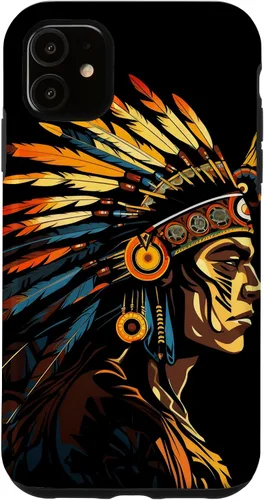 Vista 8 de Funda de orgullo indígena con plumas para iPhone 17