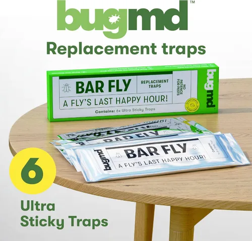 Vista 2 de BugMD Barfly - Trampas para moscas de ventana para interiores